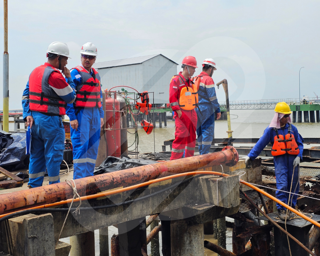 BIRU President Director Reviews Small Craft Port Revitalization Project in Sei Pakning, Reinforces High-Performance Culture