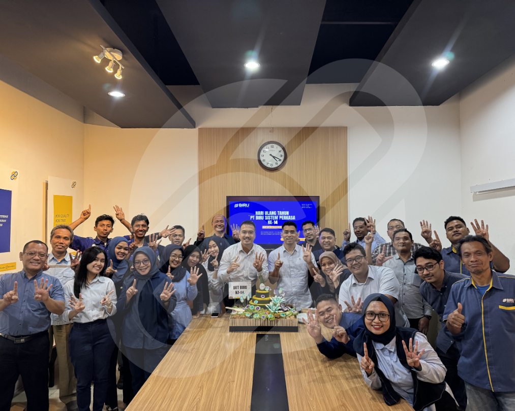 PT Biru Sistem Perkasa Peringati HUT ke-14 dengan Syukuran