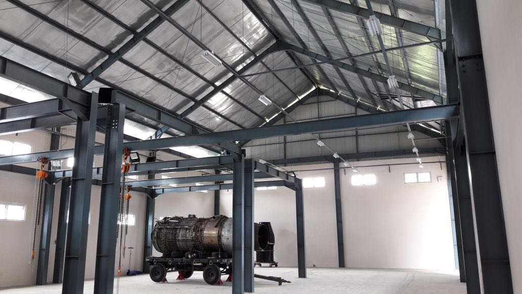 Pekerjaan Pembangunan Gedung Engine Shop F-100 Skatek 042 di Lanud Iswahjudi