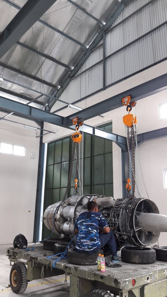 Pekerjaan Pembangunan Gedung Engine Shop F-100 Skatek 042 di Lanud Iswahjudi