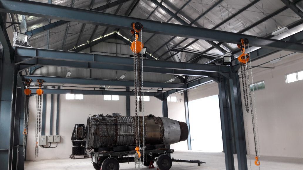 Pekerjaan Pembangunan Gedung Engine Shop F-100 Skatek 042 di Lanud Iswahjudi