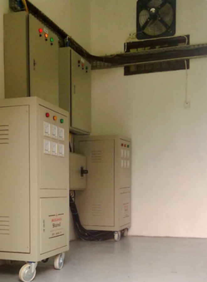 Pemasangan Panel ATS-AMF Genset di Mess Kemhan
