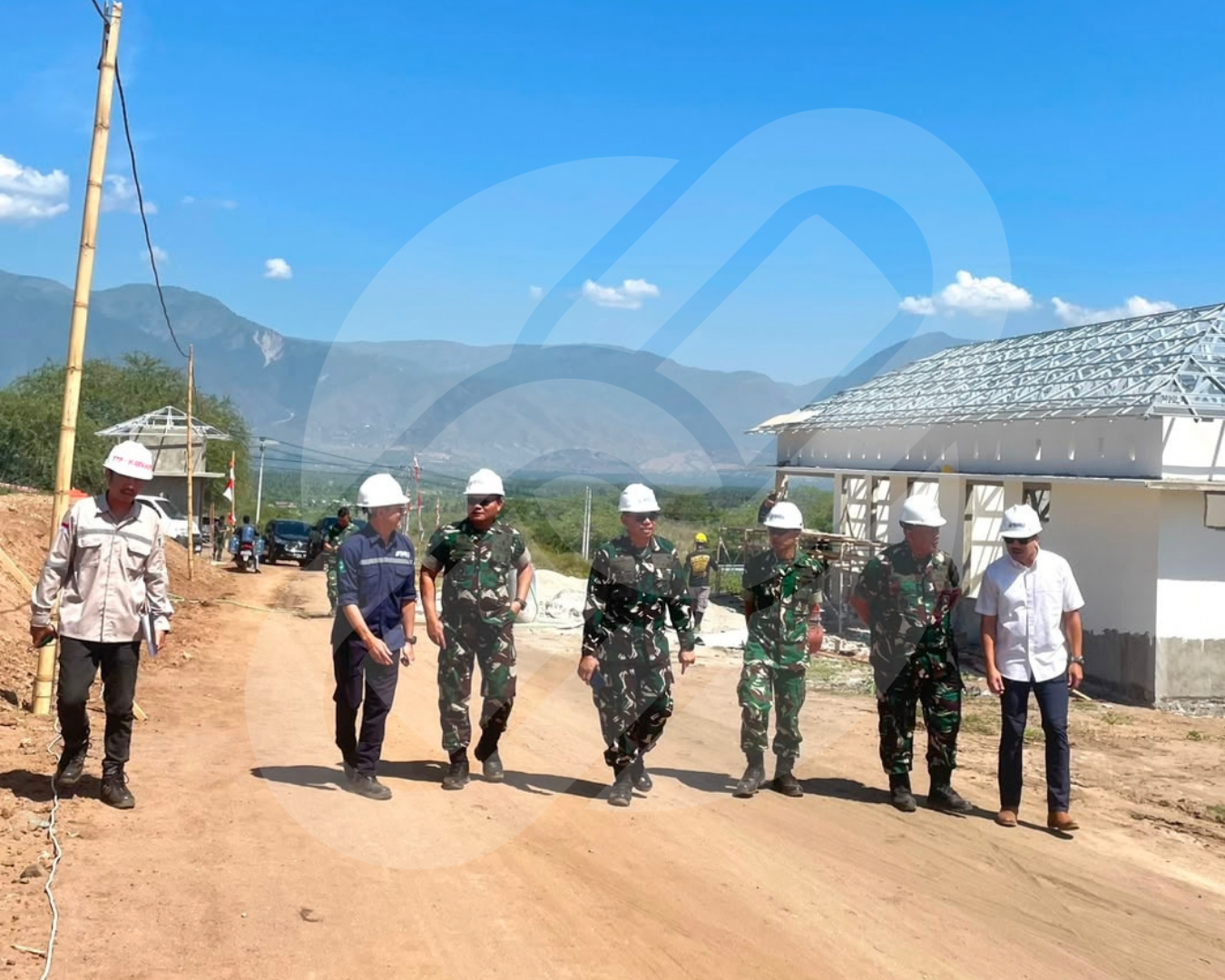 TIM ITJEN KEMHAN LAKSANAKAN WASRIK, APRESIASI PROGRESS DAN MUTU PEKERJAAN BIRU
